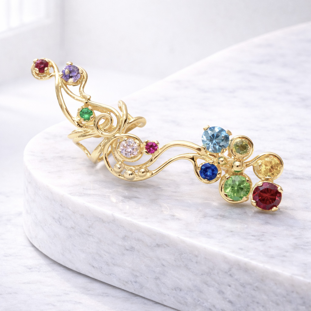 Zlatá náušnica na mieru – ručná výroba zlatej náušnice